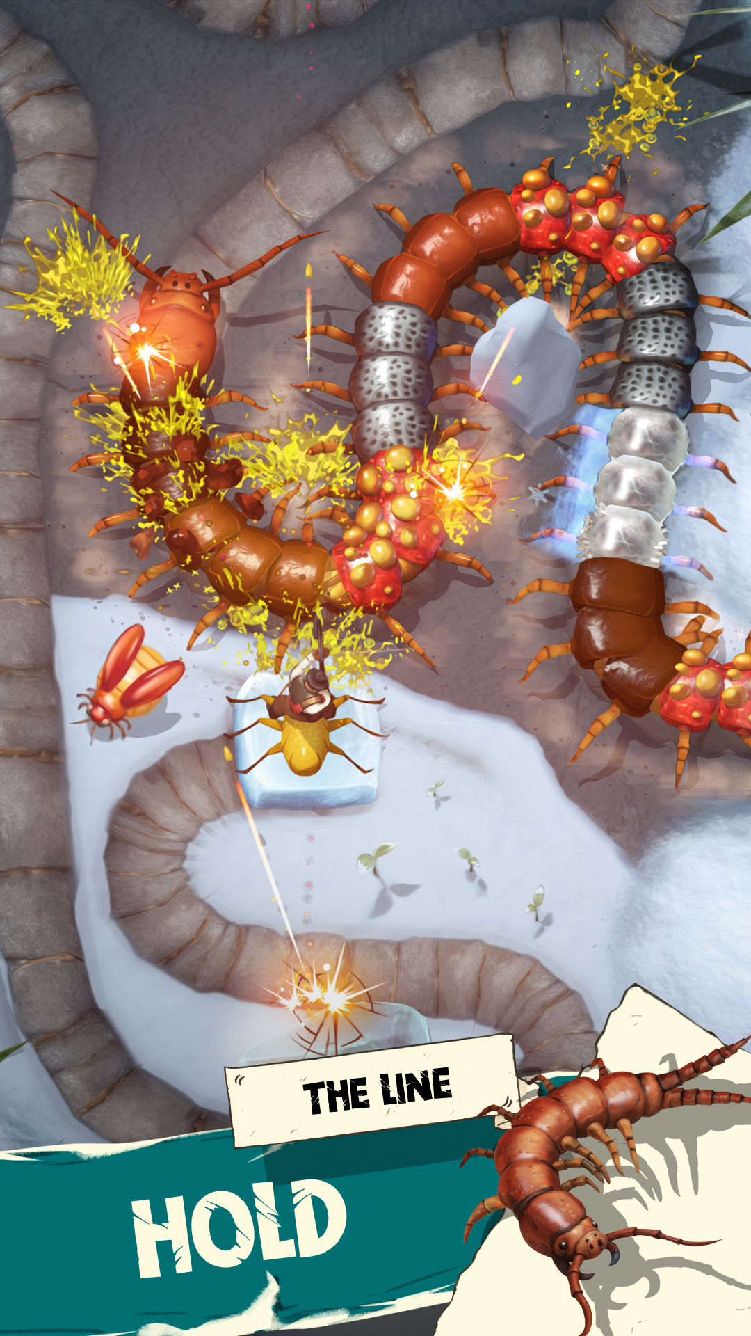 اسکرین شات 2 بازی Scolopendra: Shoot a Centipede