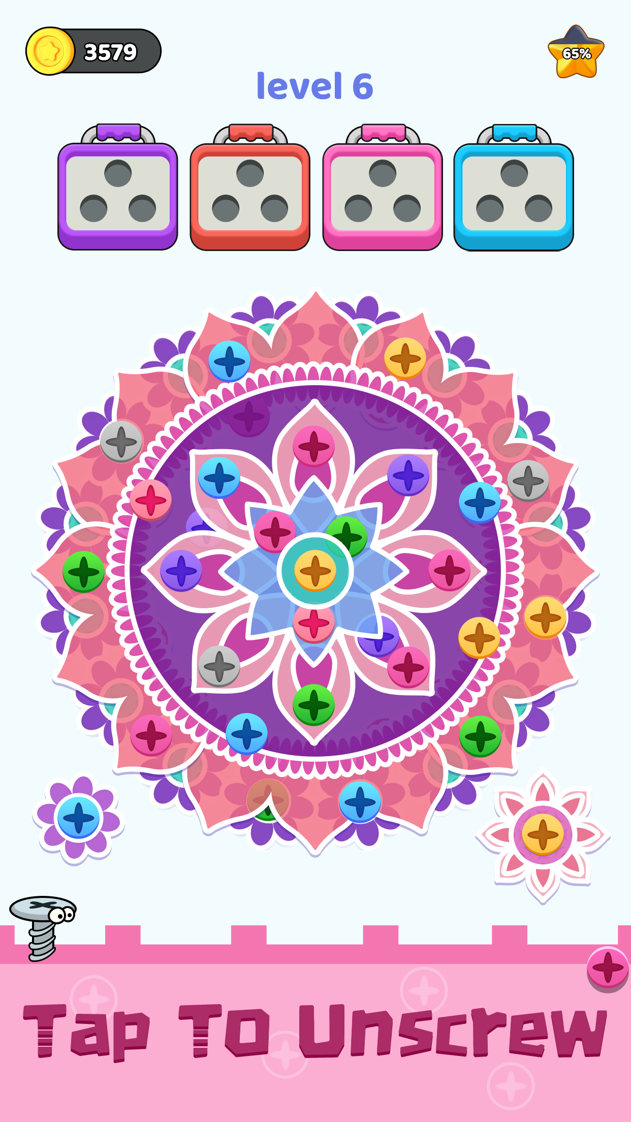 اسکرین شات 2 بازی Screw Jam Master : Nuts Puzzle