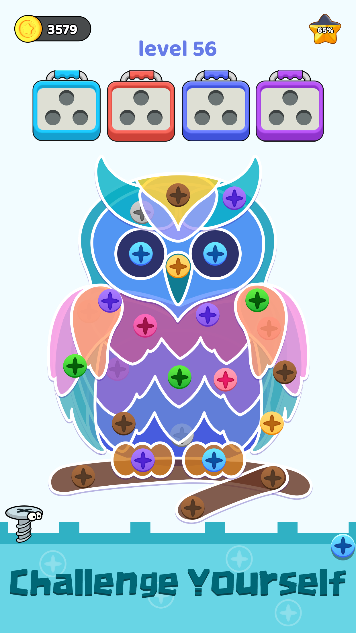 اسکرین شات 5 بازی Screw Jam Master : Nuts Puzzle