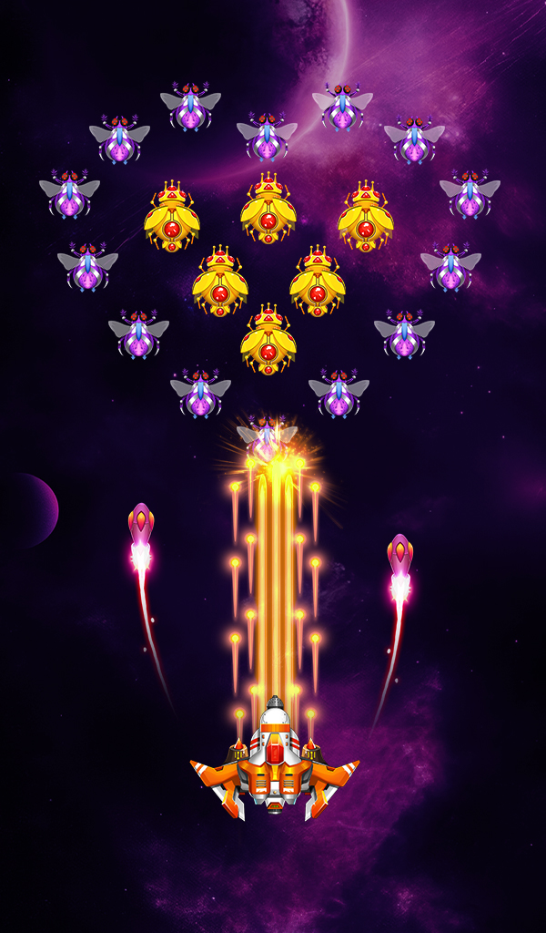 اسکرین شات 1 بازی Space shooter - Galaxy attack