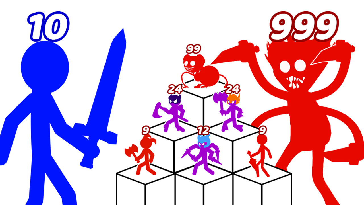 اسکرین شات 1 بازی Stick Tower Battle: Hero War