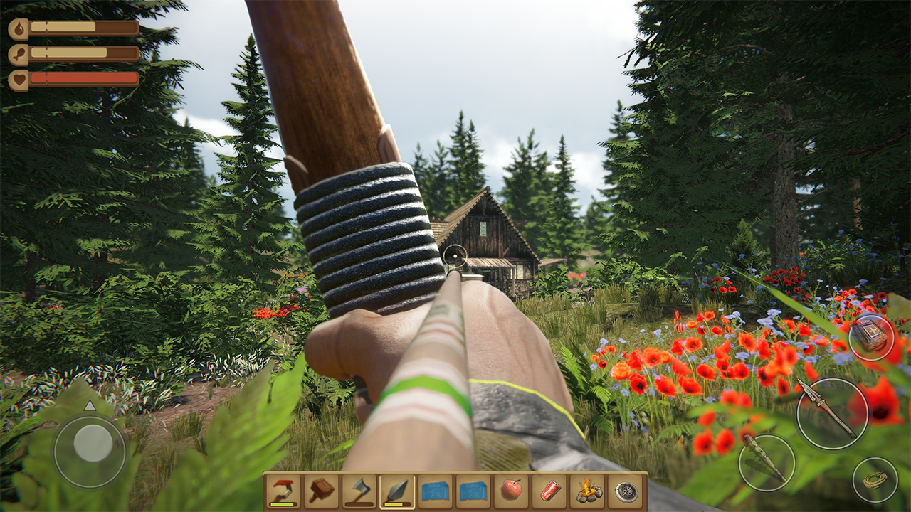 اسکرین شات 3 بازی Woodcraft Island Survival Game