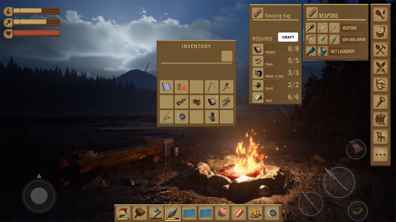 اسکرین شات 4 بازی Woodcraft Island Survival Game