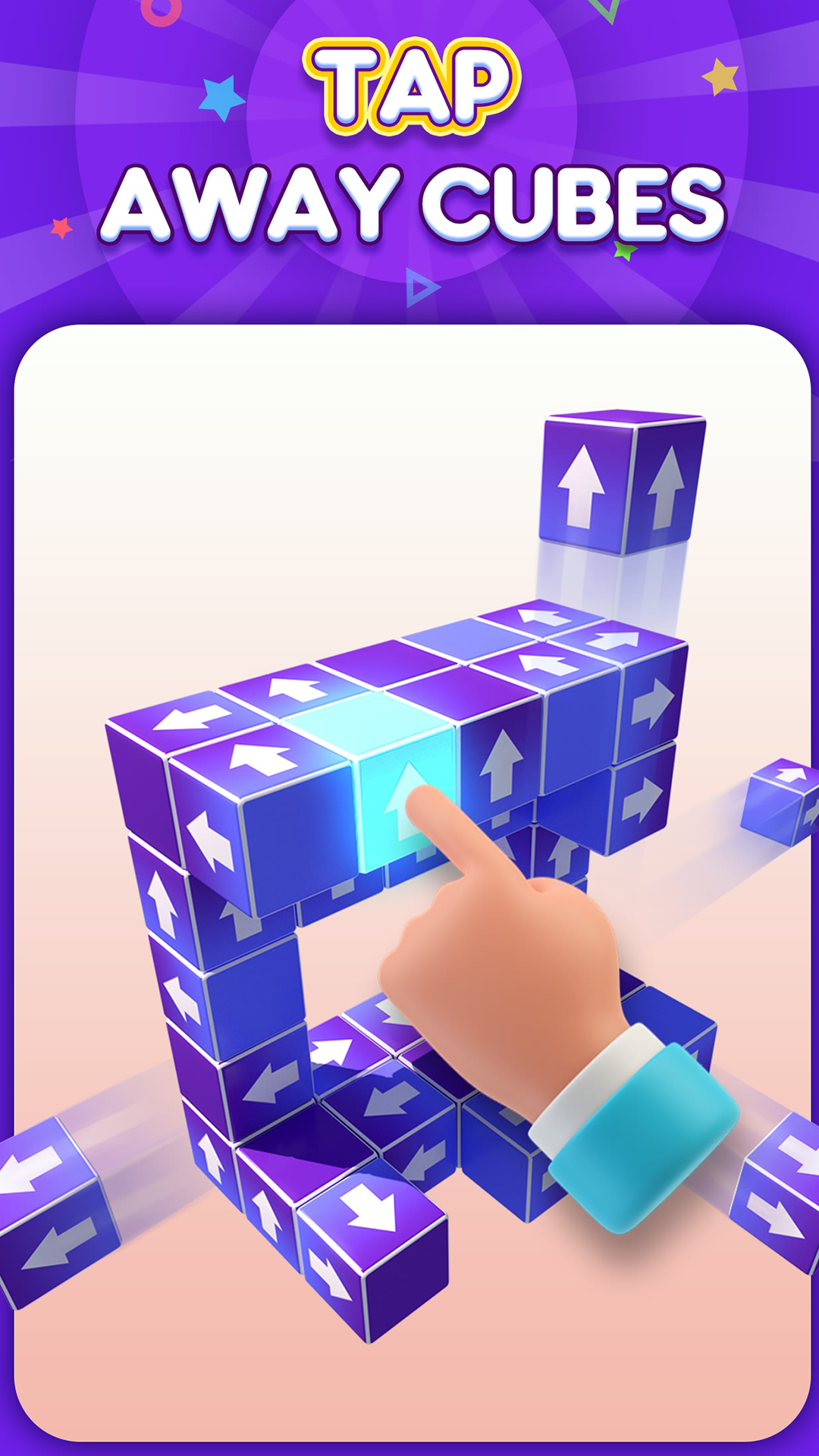 اسکرین شات 1 بازی Tap Away: 3D Block Puzzle