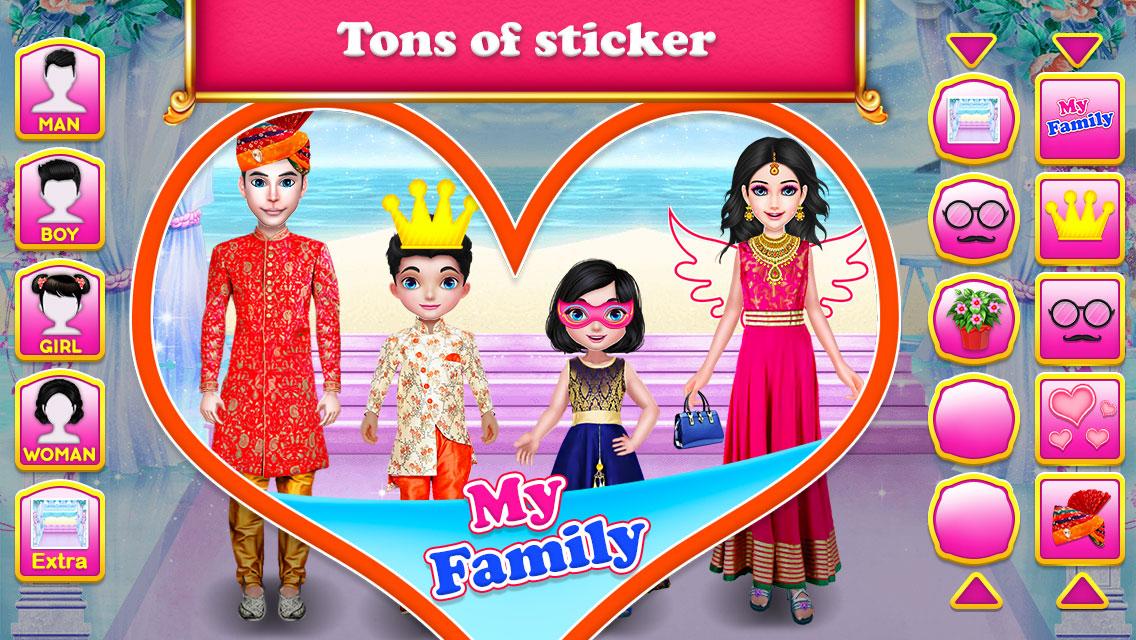 اسکرین شات 3 برنامه Royal Indian Wedding Dress Up