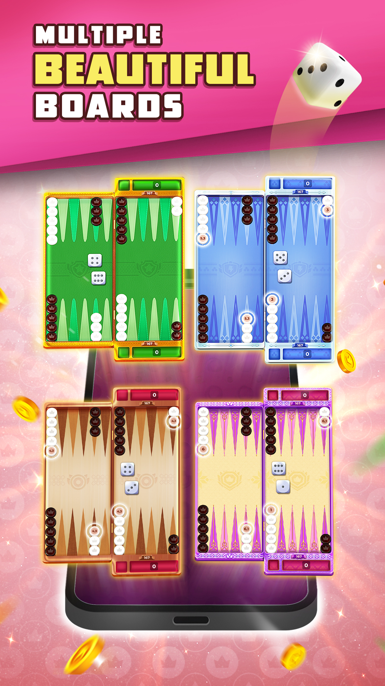 اسکرین شات 4 بازی Backgammon Friends Online