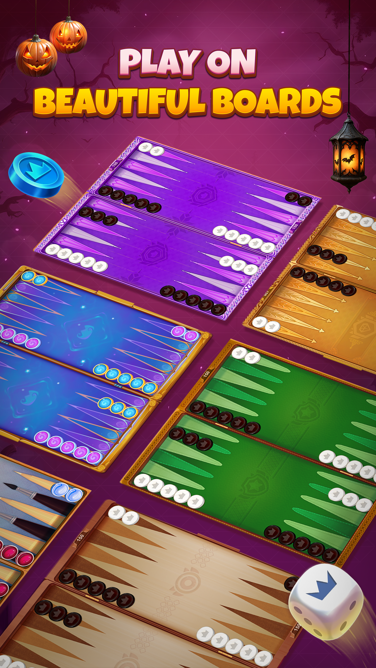 اسکرین شات 4 بازی Backgammon Friends Online