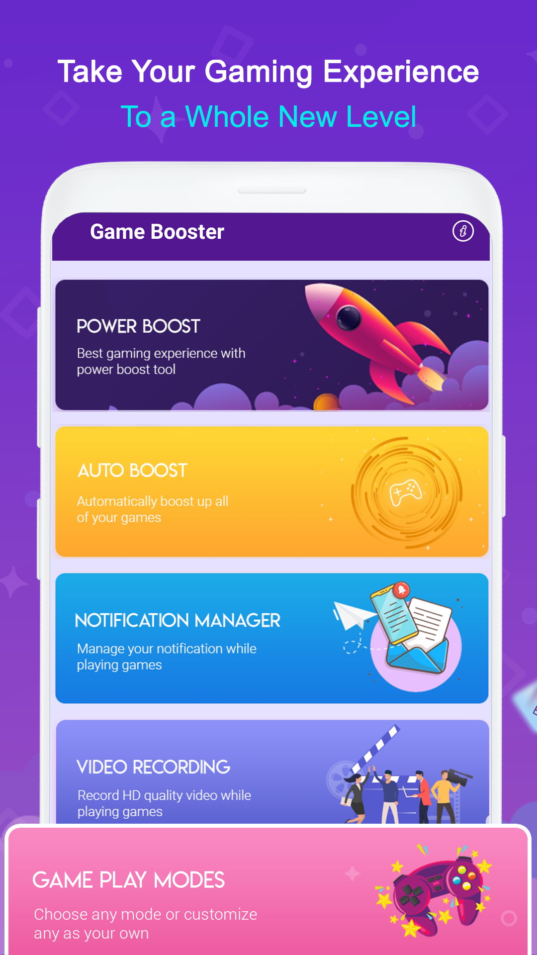 اسکرین شات 4 برنامه Game Booster - Speed Up | Fast