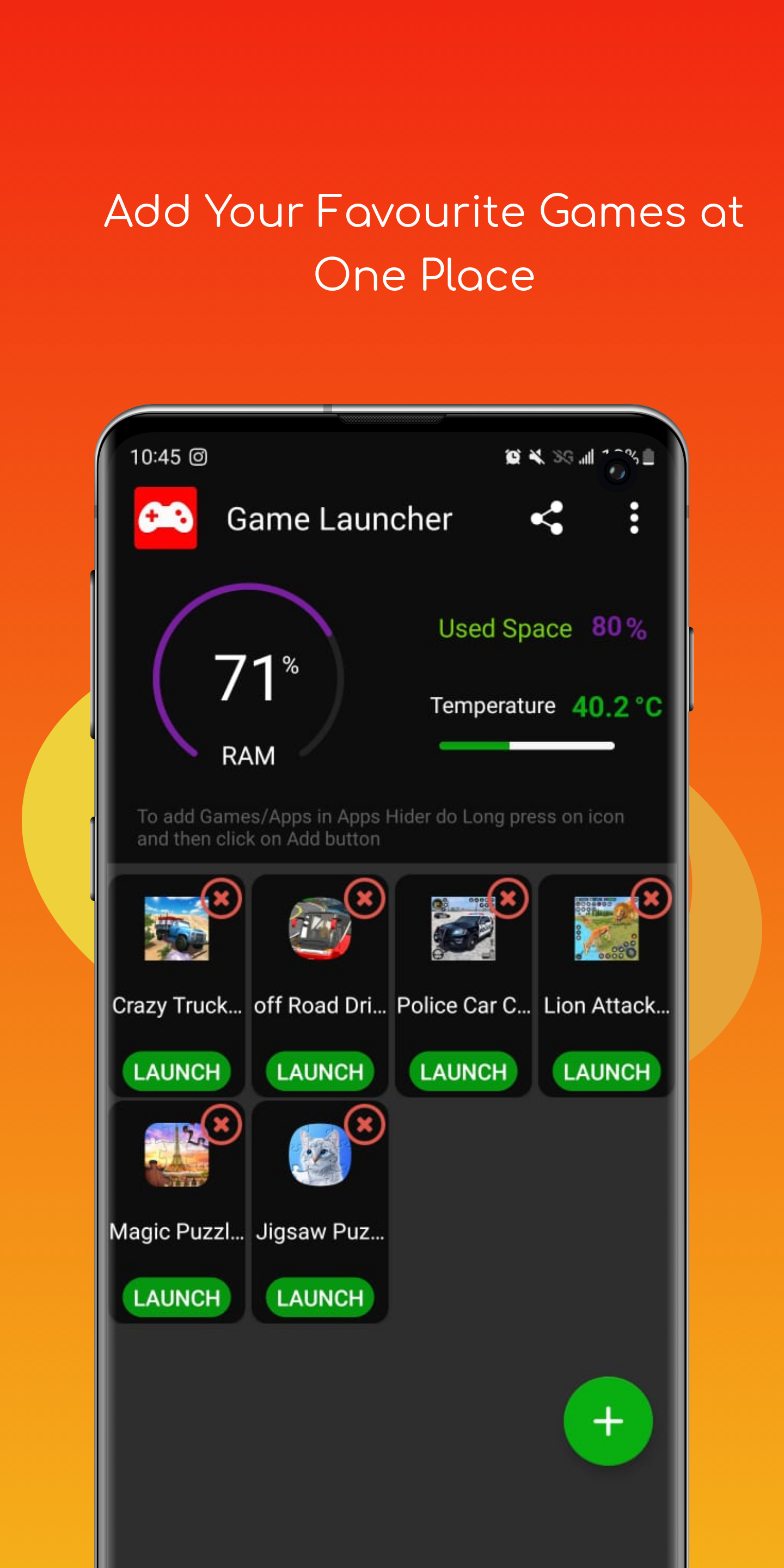 اسکرین شات 2 برنامه Game Launcher - App Launcher