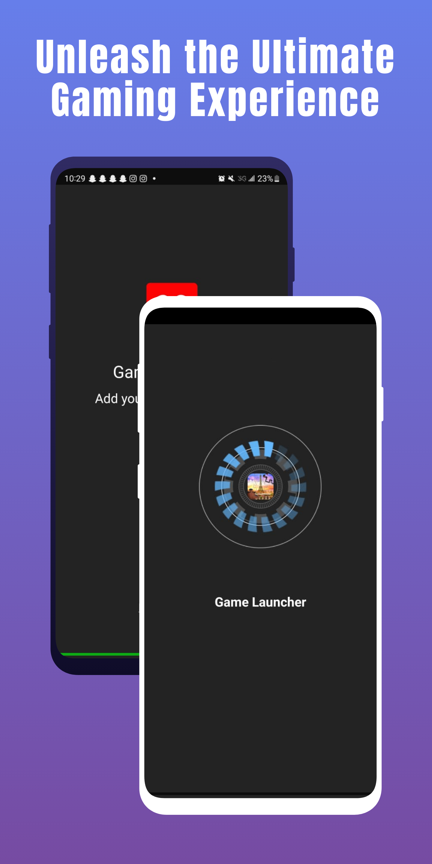 اسکرین شات 3 برنامه Game Launcher - App Launcher