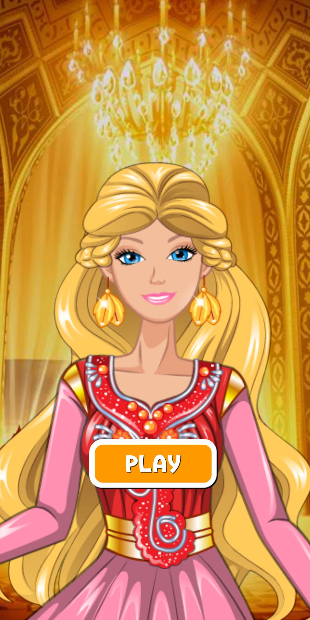 اسکرین شات 1 برنامه Pink Princess Dress Up