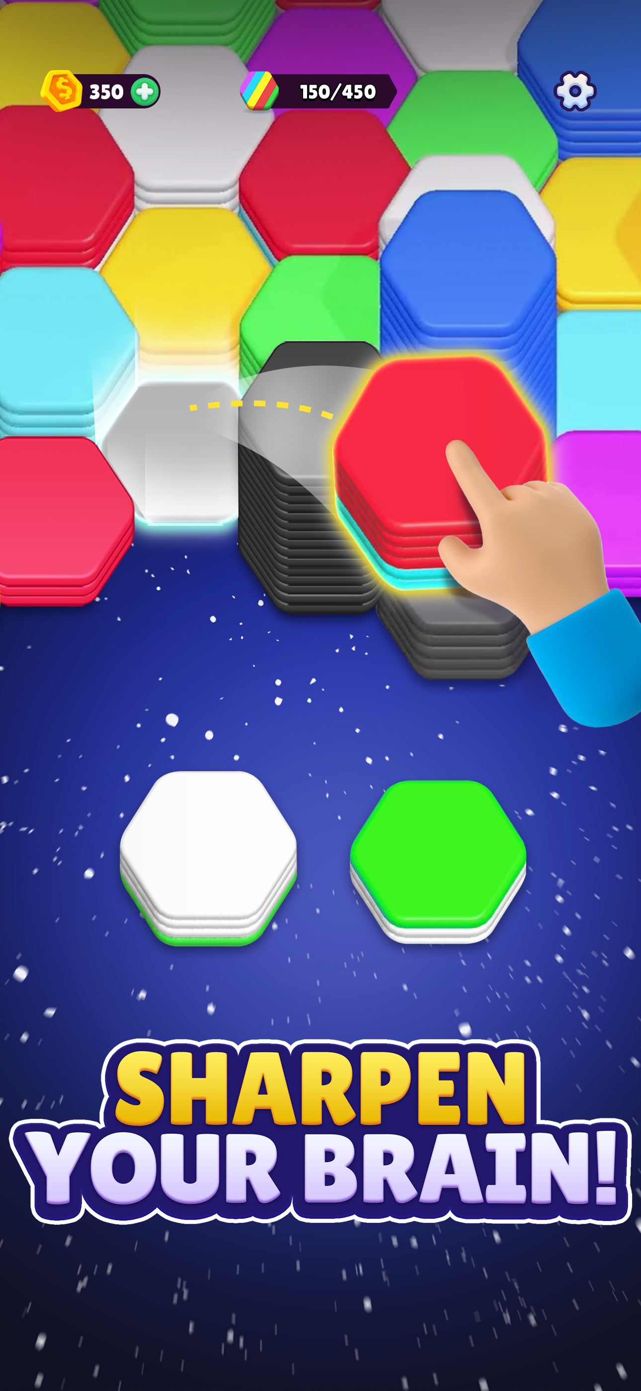 اسکرین شات 1 بازی Hexa Sort