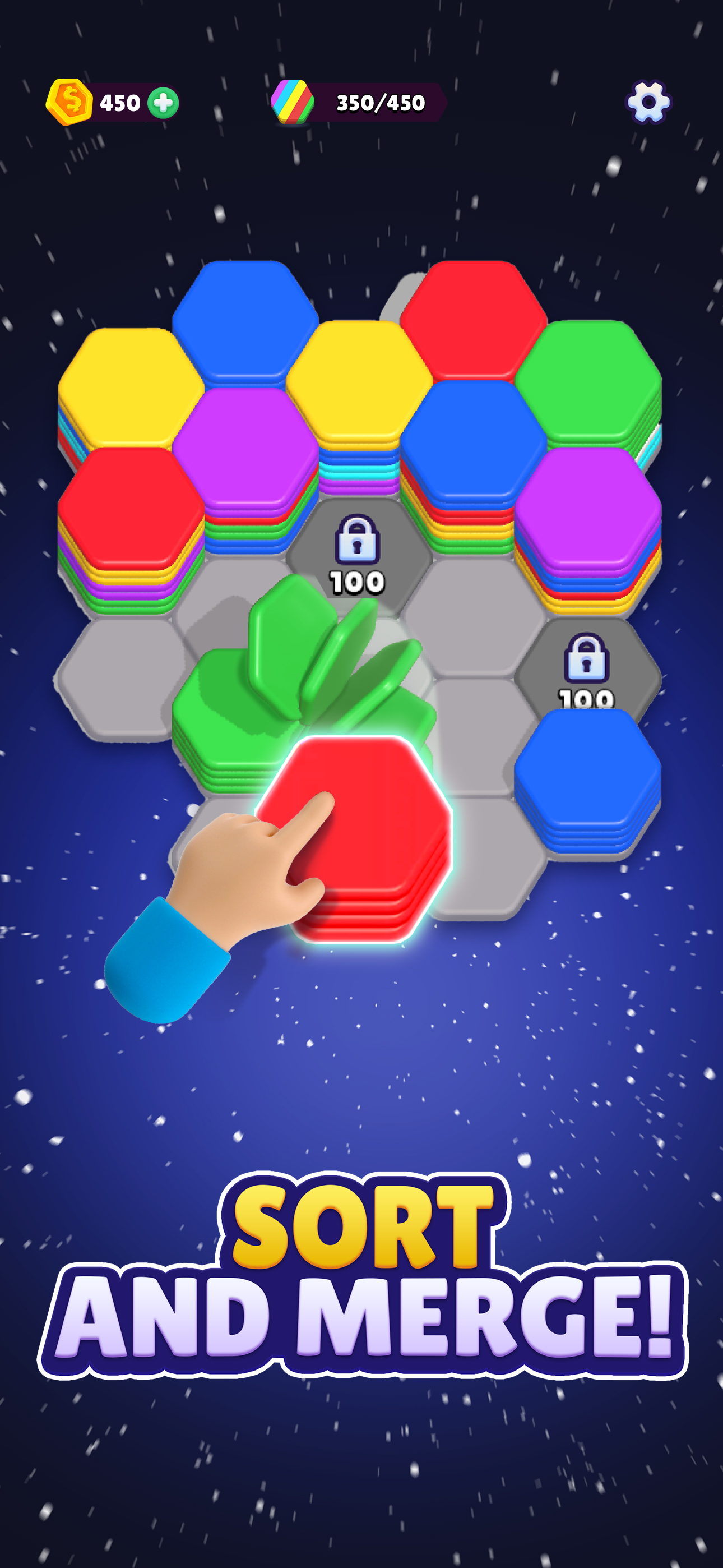 اسکرین شات 3 بازی Hexa Sort