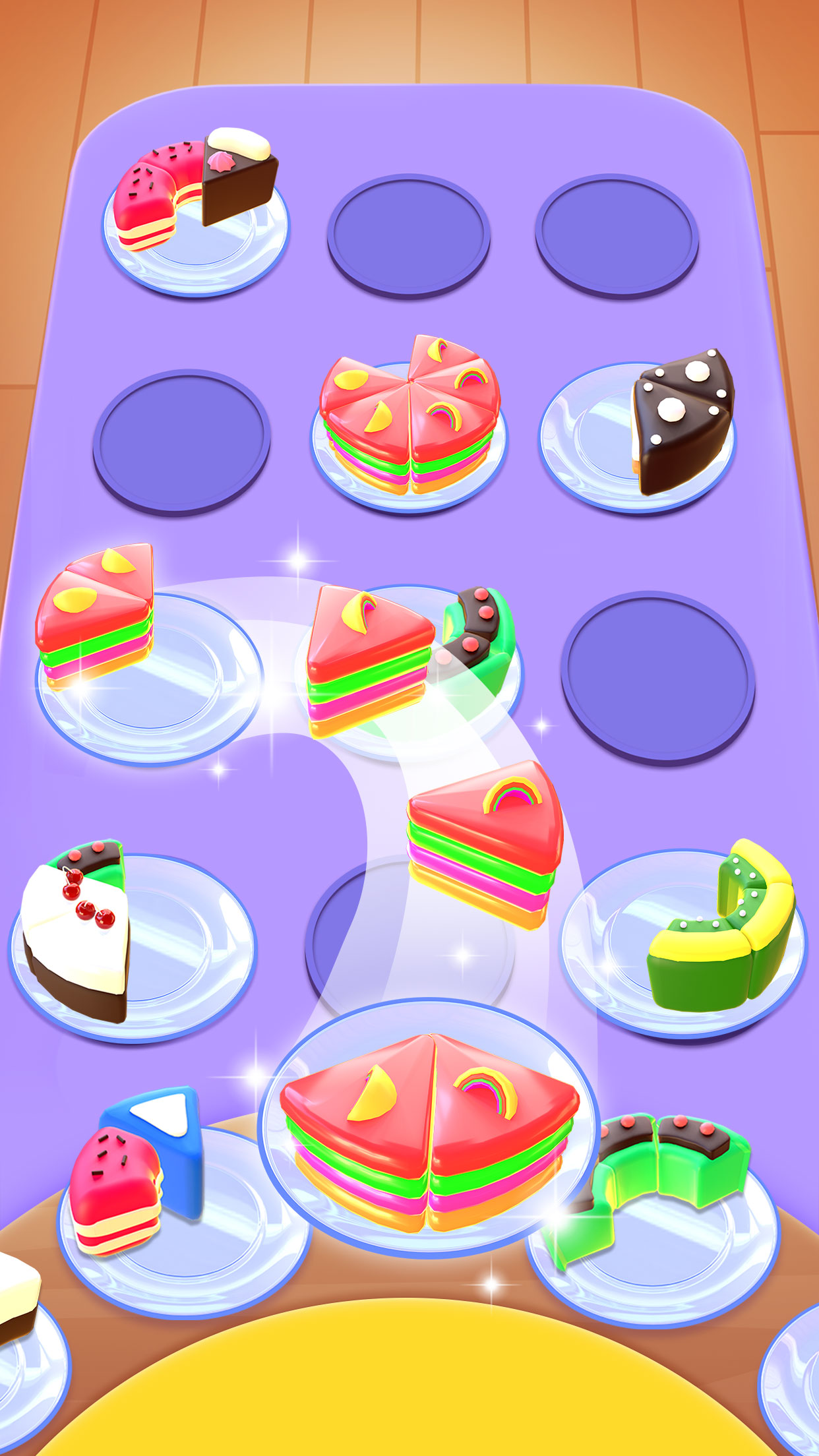 اسکرین شات 1 بازی Cake Sort Puzzle 3D