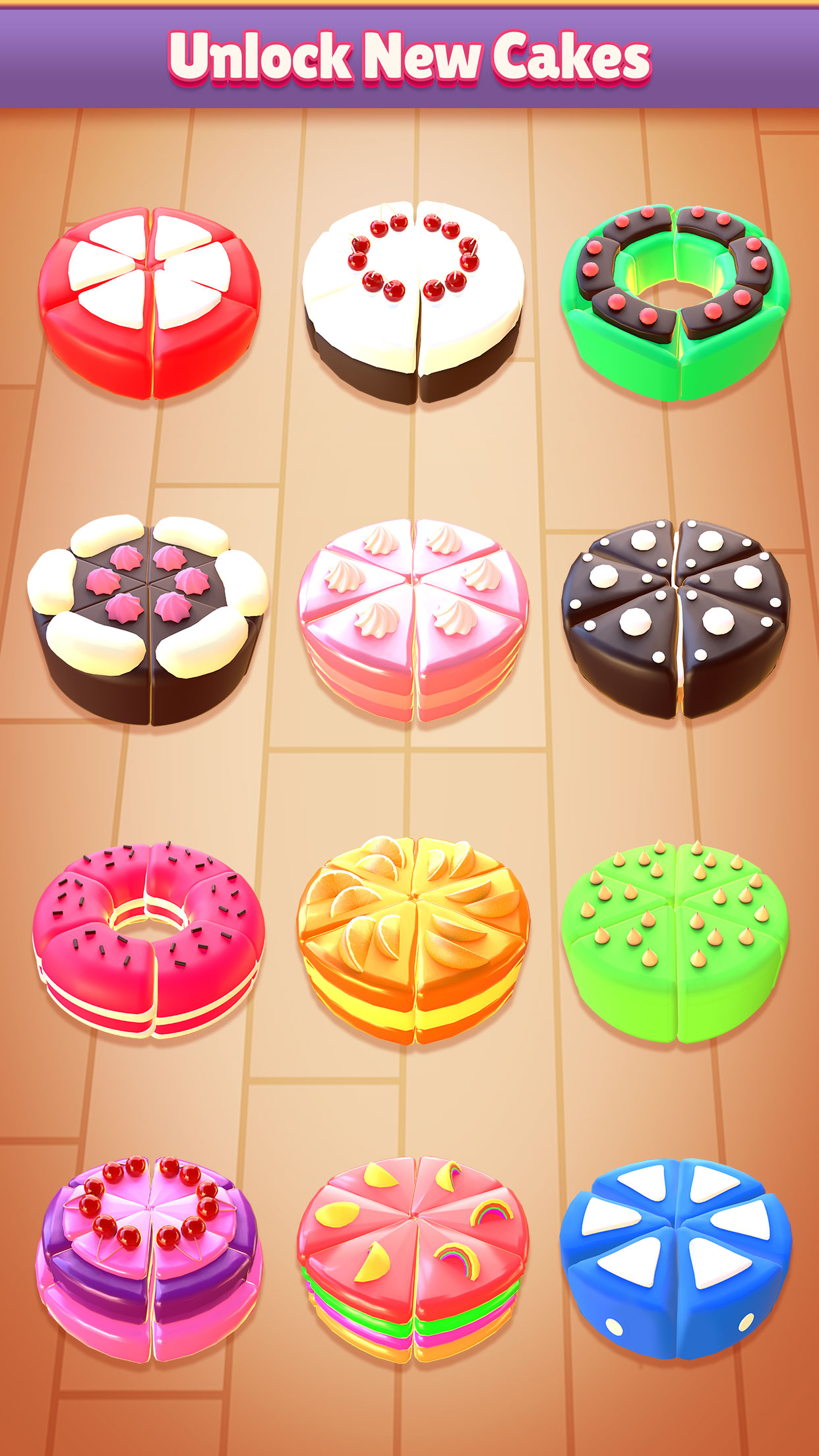 اسکرین شات 6 بازی Cake Sort Puzzle 3D