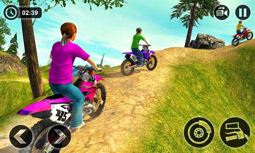 اسکرین شات 5 بازی Kids Downhill Mountain Motorbike Riding