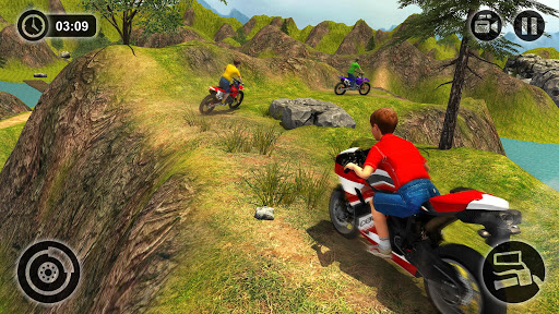 اسکرین شات 8 بازی Kids Downhill Mountain Motorbike Riding