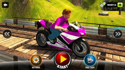 اسکرین شات 7 بازی Kids Downhill Mountain Motorbike Riding