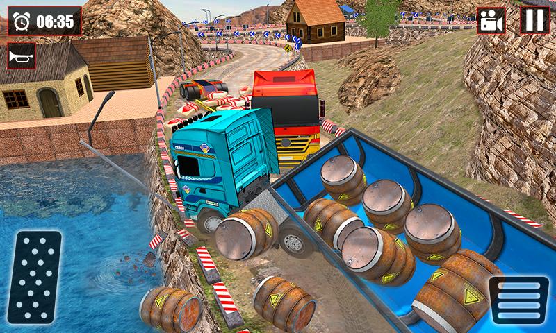 اسکرین شات 6 بازی Offroad Snow Trailer Truck Dri