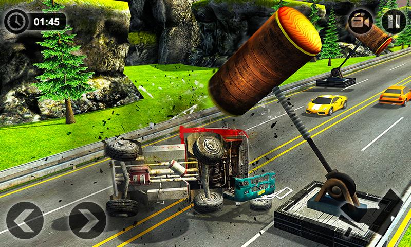 اسکرین شات 3 بازی Speed Bump Car Crash Simulator