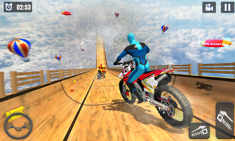 اسکرین شات 7 بازی Superhero GT Bike Racing Stunt
