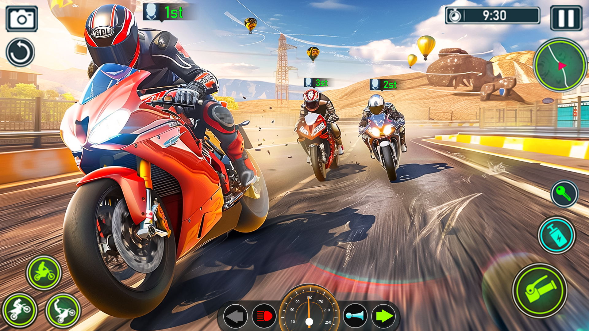 اسکرین شات 4 بازی Motorcycle Race Bike Game