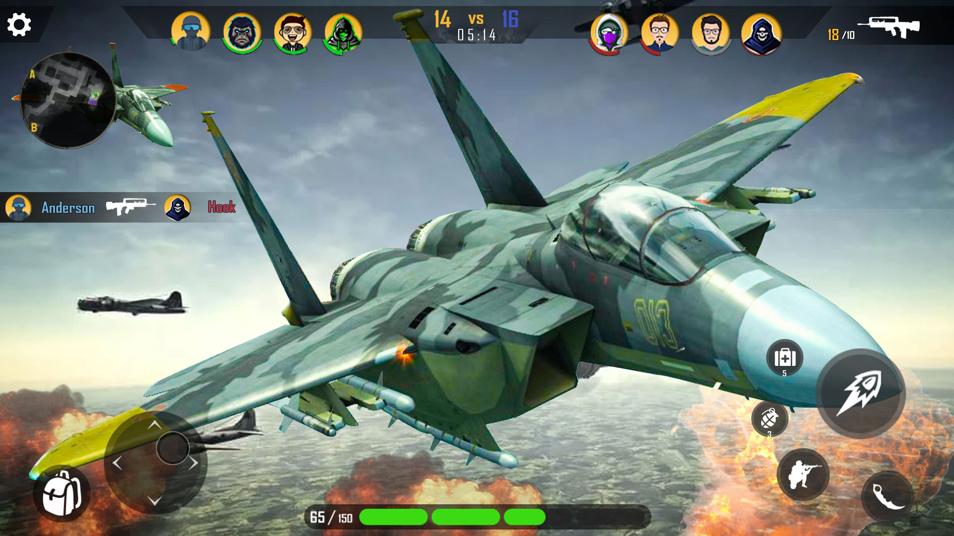 اسکرین شات 1 بازی Fighter Jet Games Warplanes