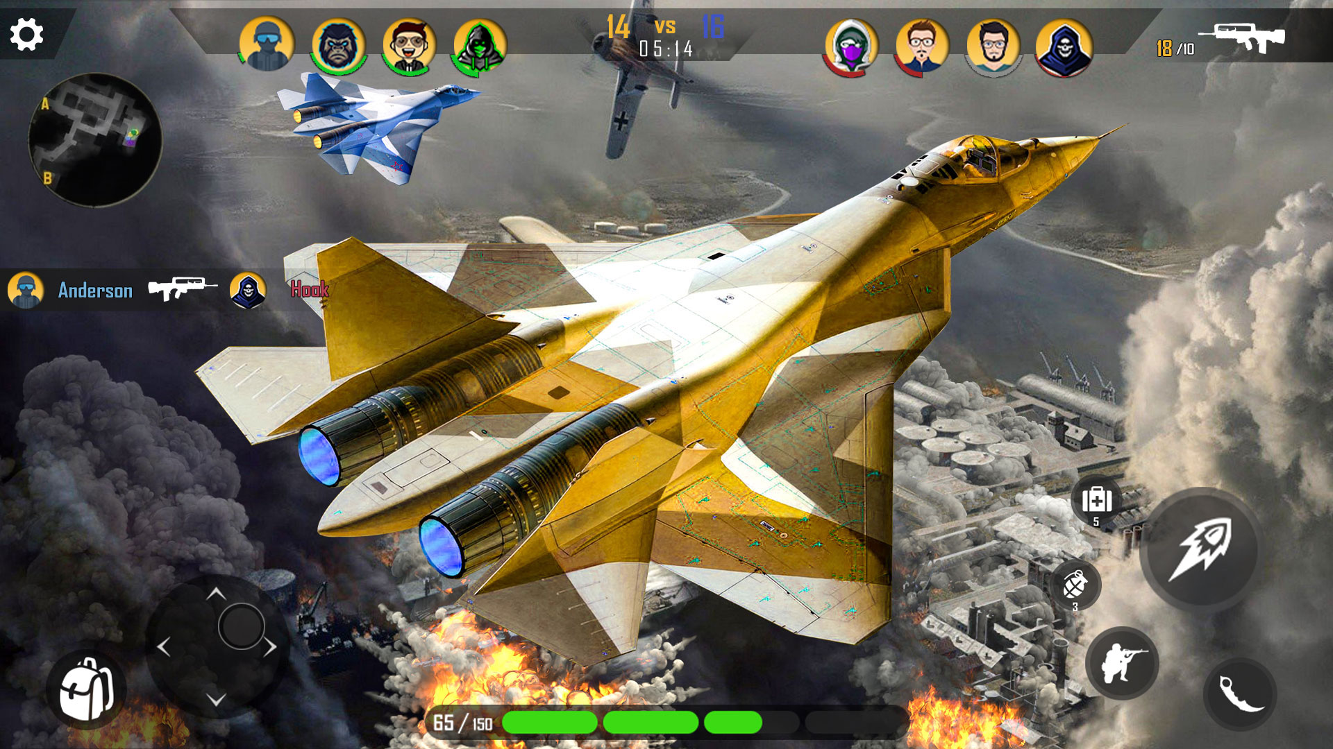 اسکرین شات 4 بازی Fighter Jet Games Warplanes