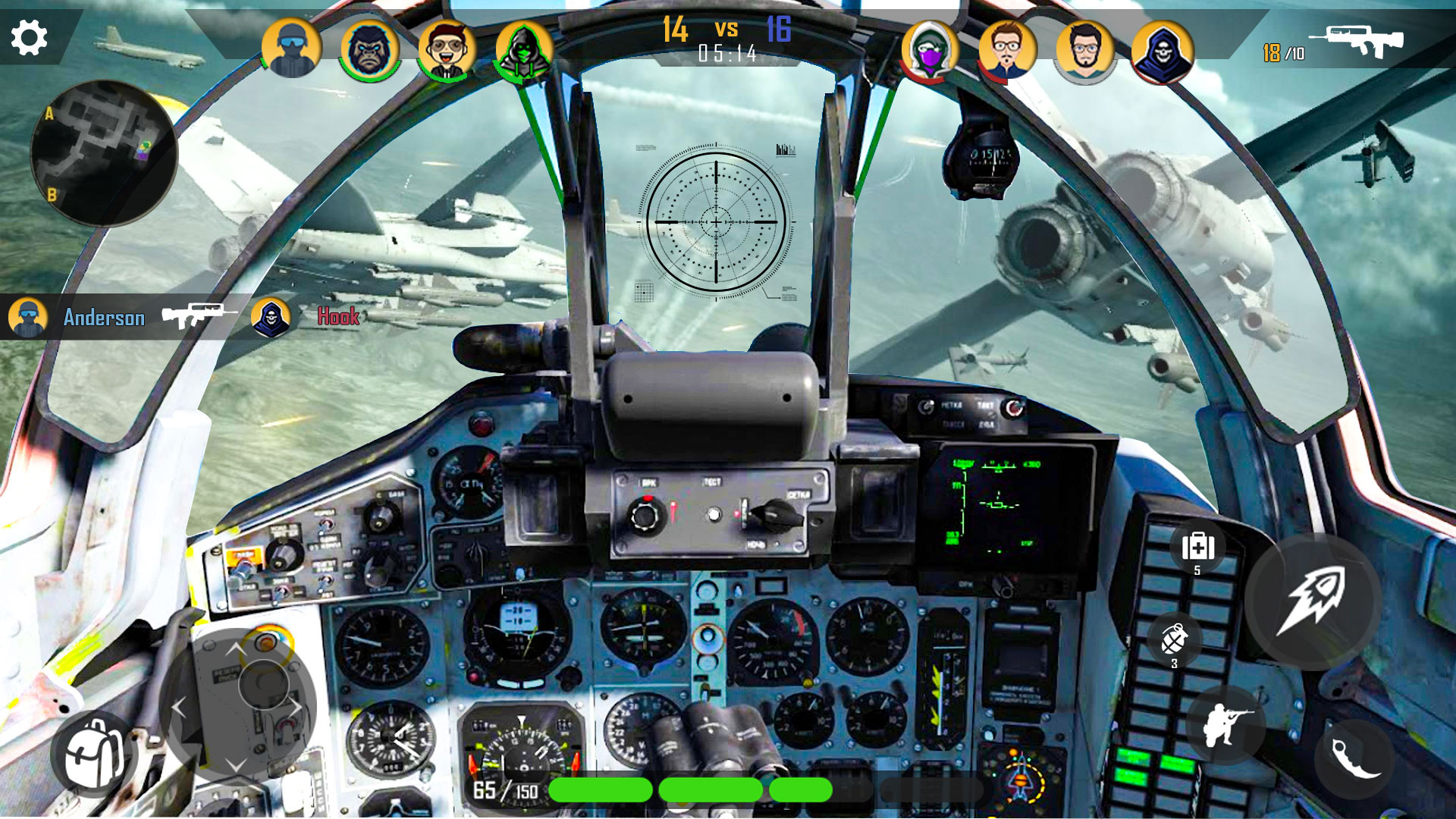 اسکرین شات 2 بازی Fighter Jet Games Warplanes