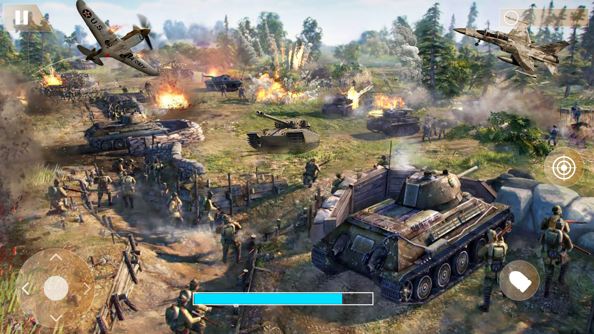 اسکرین شات 2 بازی World War 2 Games Fps Shooter