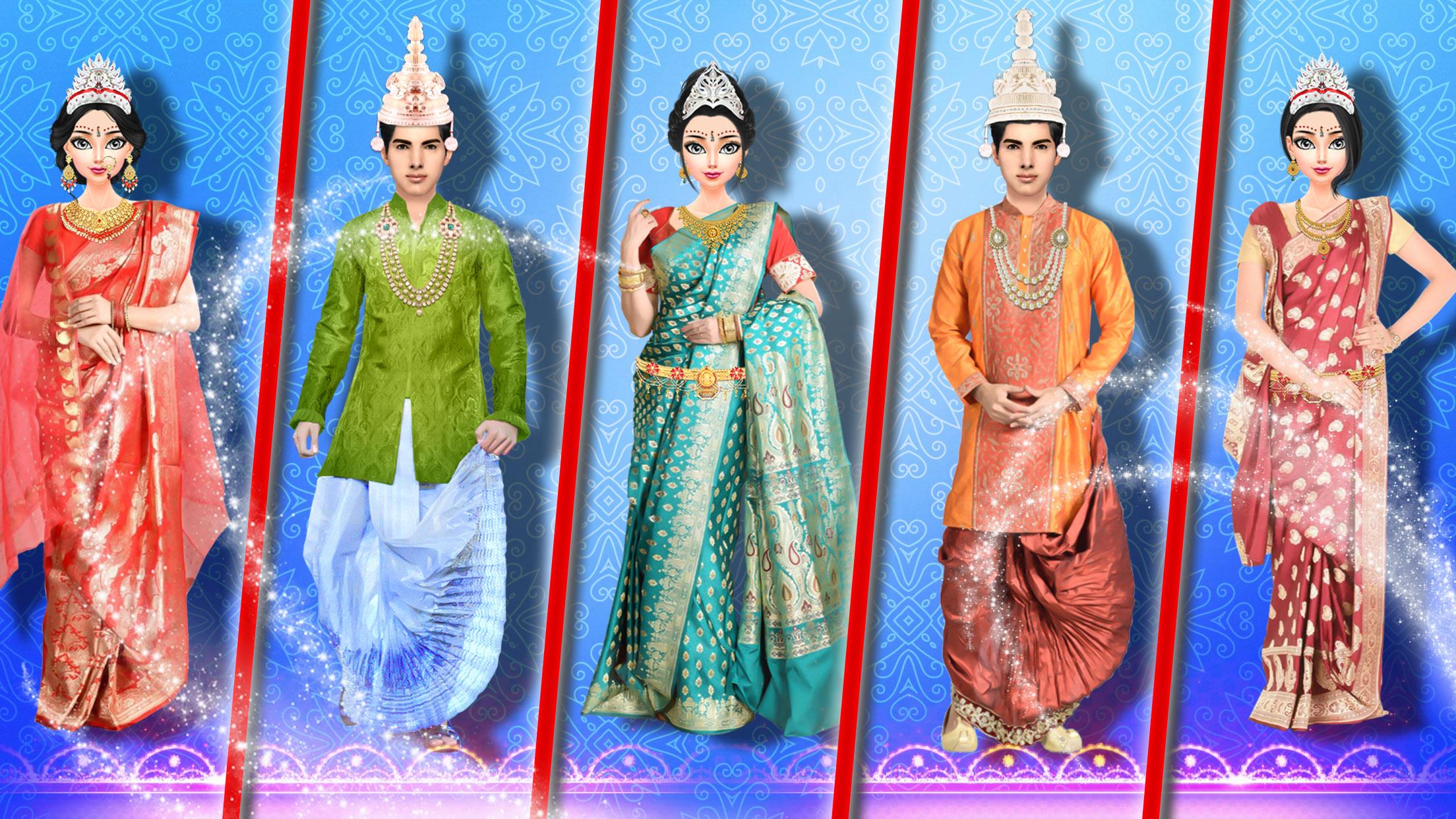 اسکرین شات 2 برنامه East Indian Wedding Fashion