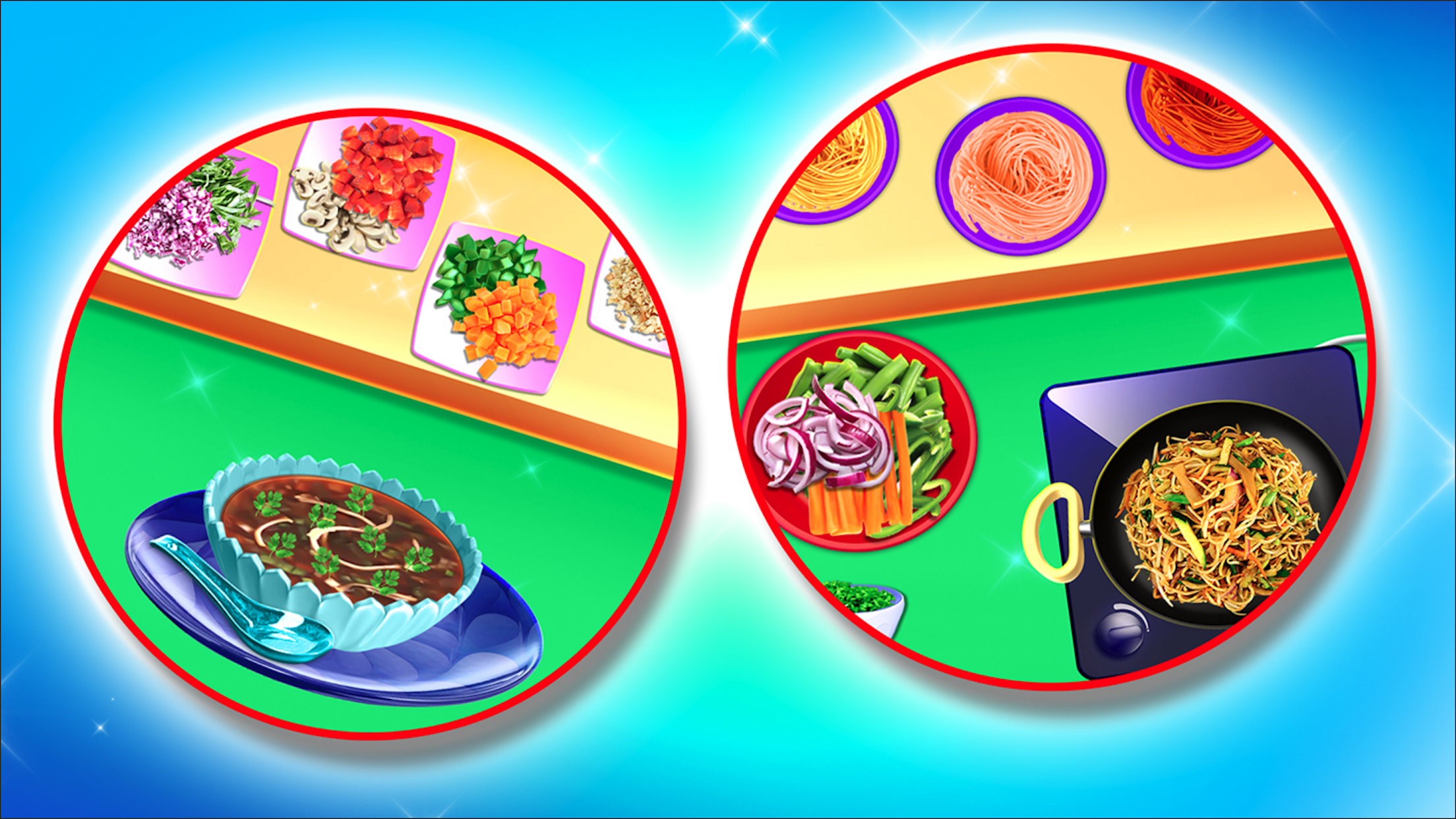 اسکرین شات 3 بازی Lunar Chinese Food Maker Game