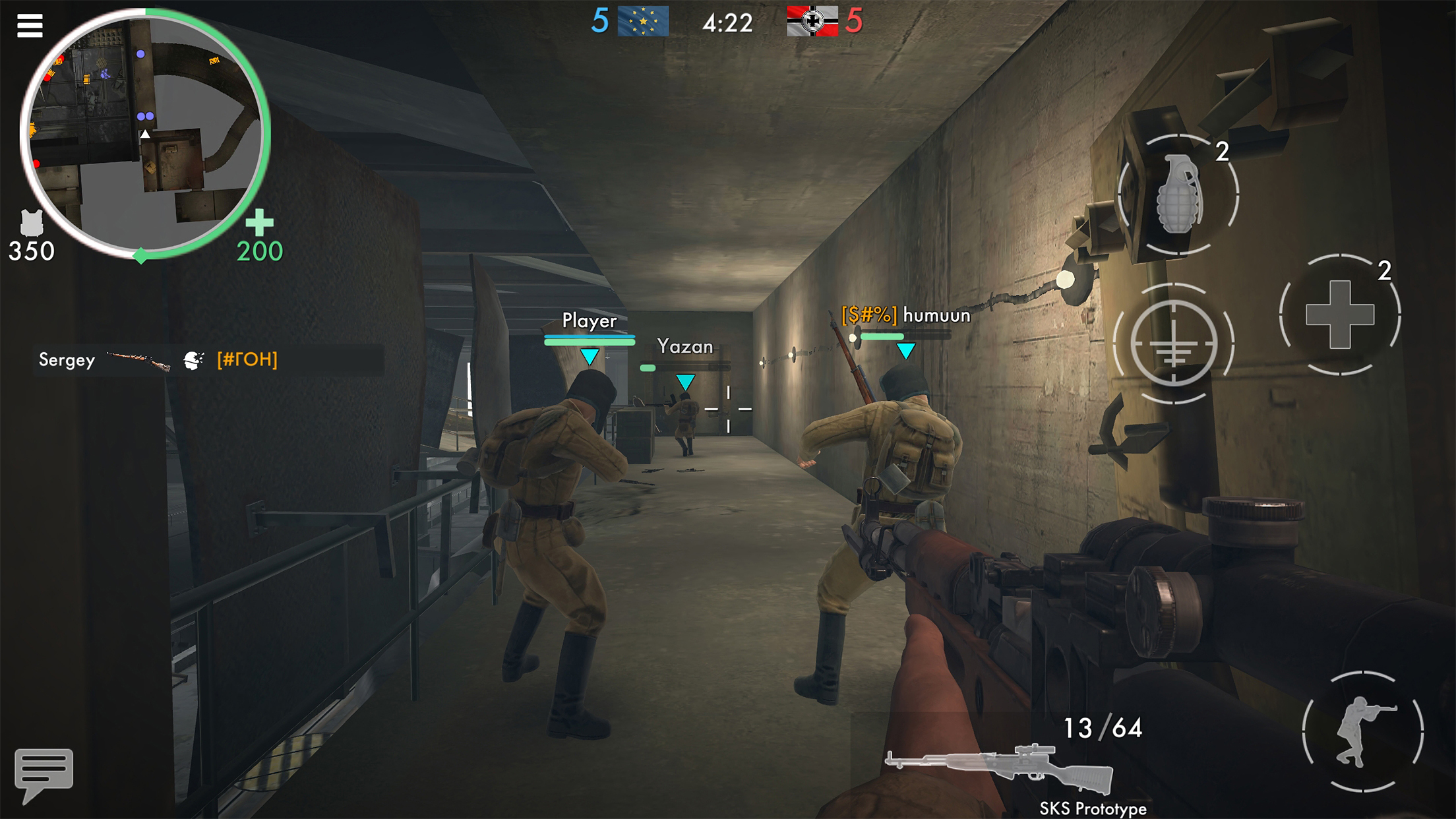 اسکرین شات 4 بازی World War Heroes Test