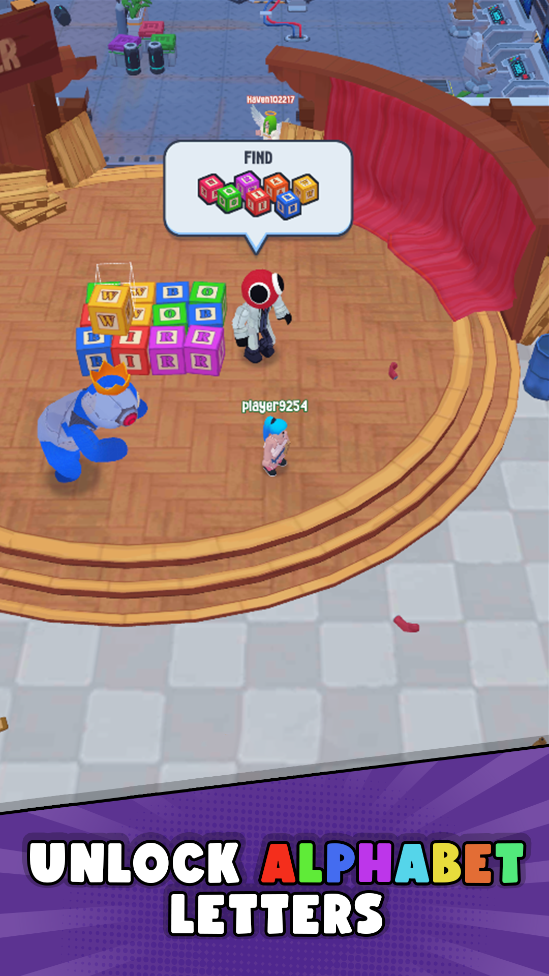 اسکرین شات 4 بازی Rainbow Alphabet Survivor 3D