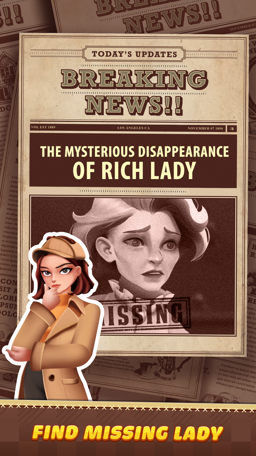 اسکرین شات 1 بازی Pin Detective: Mystery Mansion