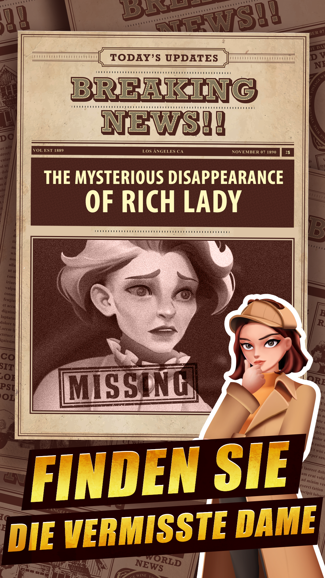 اسکرین شات 1 بازی Pin Detective: Mystery Mansion