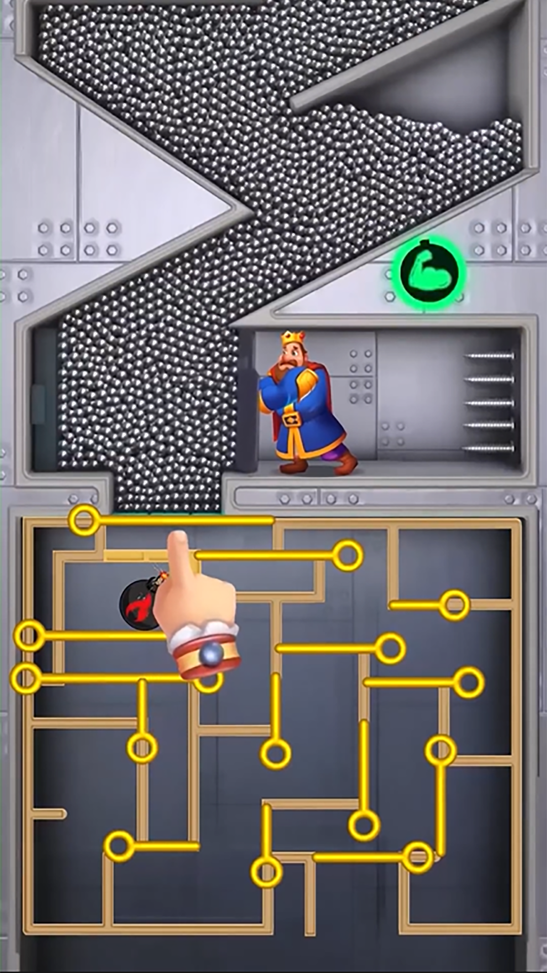 اسکرین شات 1 بازی Royal Pin: King Adventure