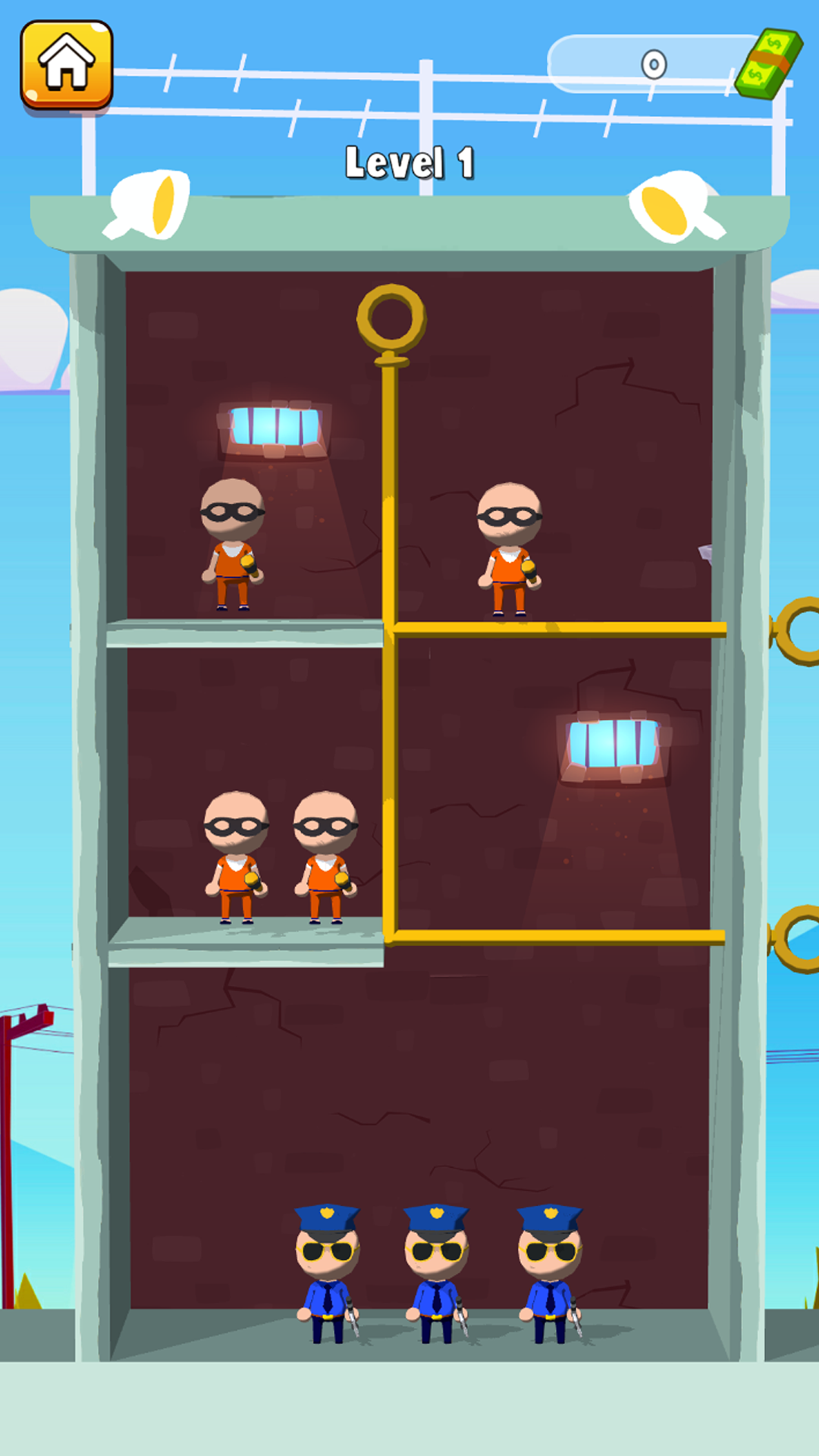اسکرین شات 5 بازی Prison Escape: Pin Rescue