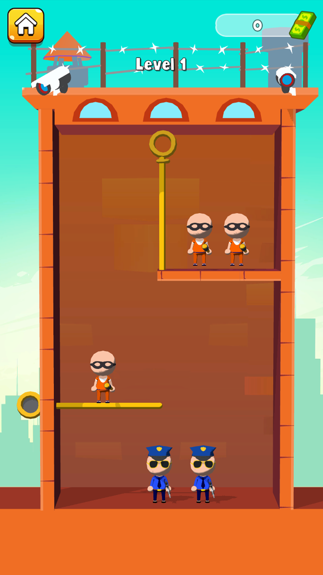 اسکرین شات 1 بازی Prison Escape: Pin Rescue
