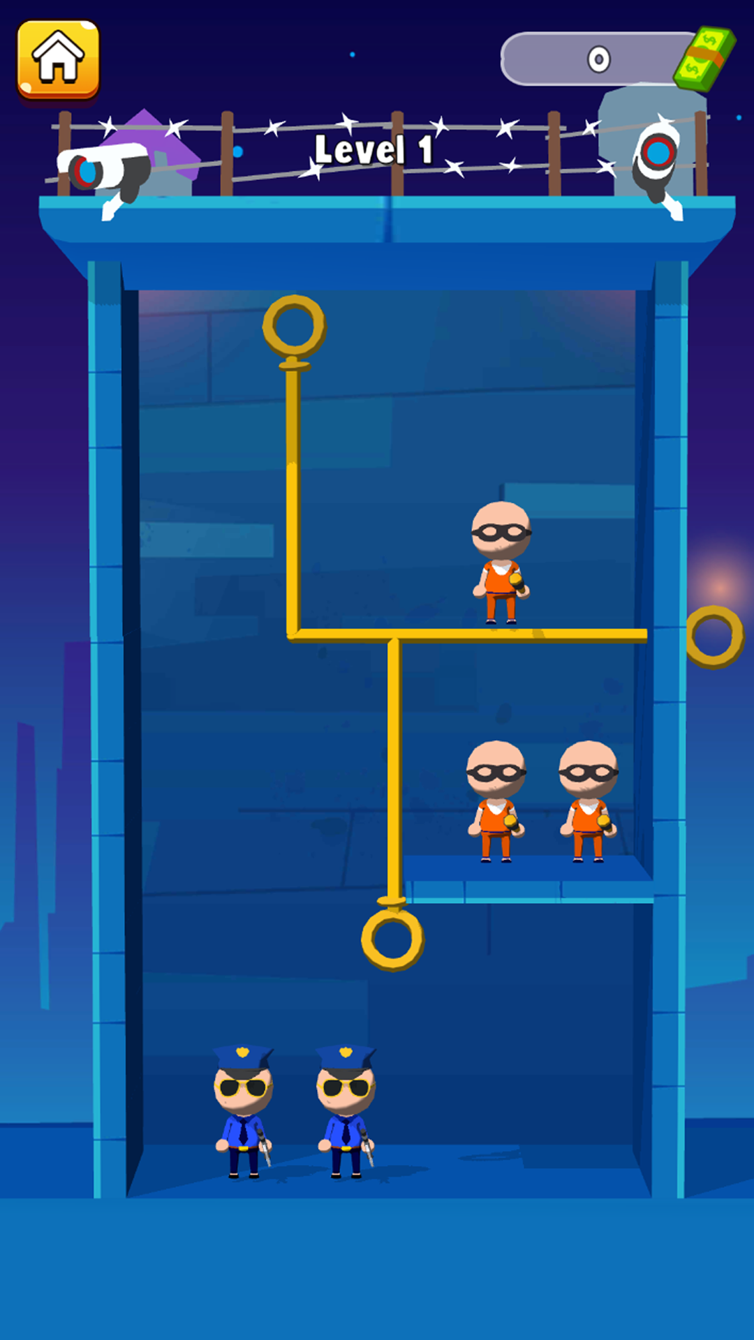 اسکرین شات 2 بازی Prison Escape: Pin Rescue