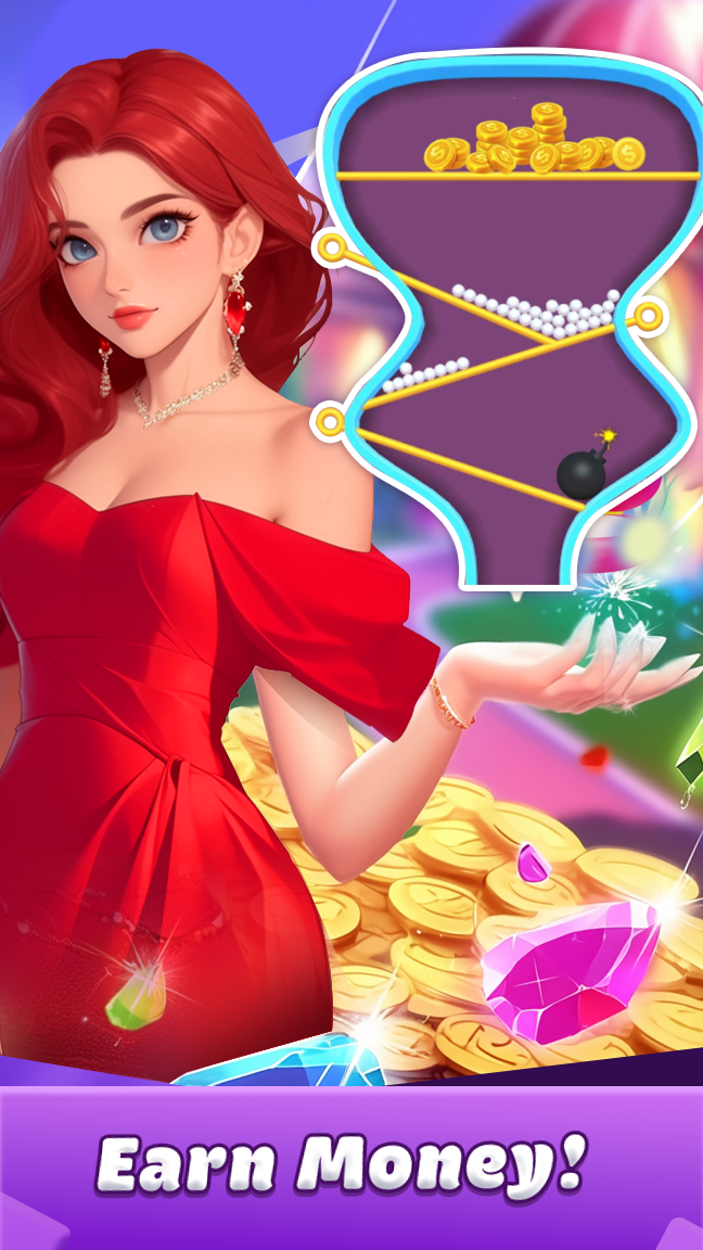اسکرین شات 6 بازی Makeover Queen: Pull the pin
