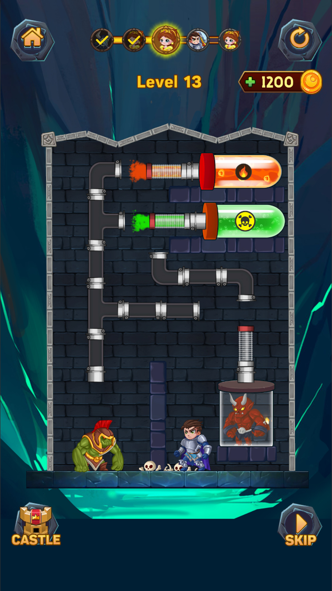 اسکرین شات 6 بازی Hero Pipe Rescue: Water Puzzle