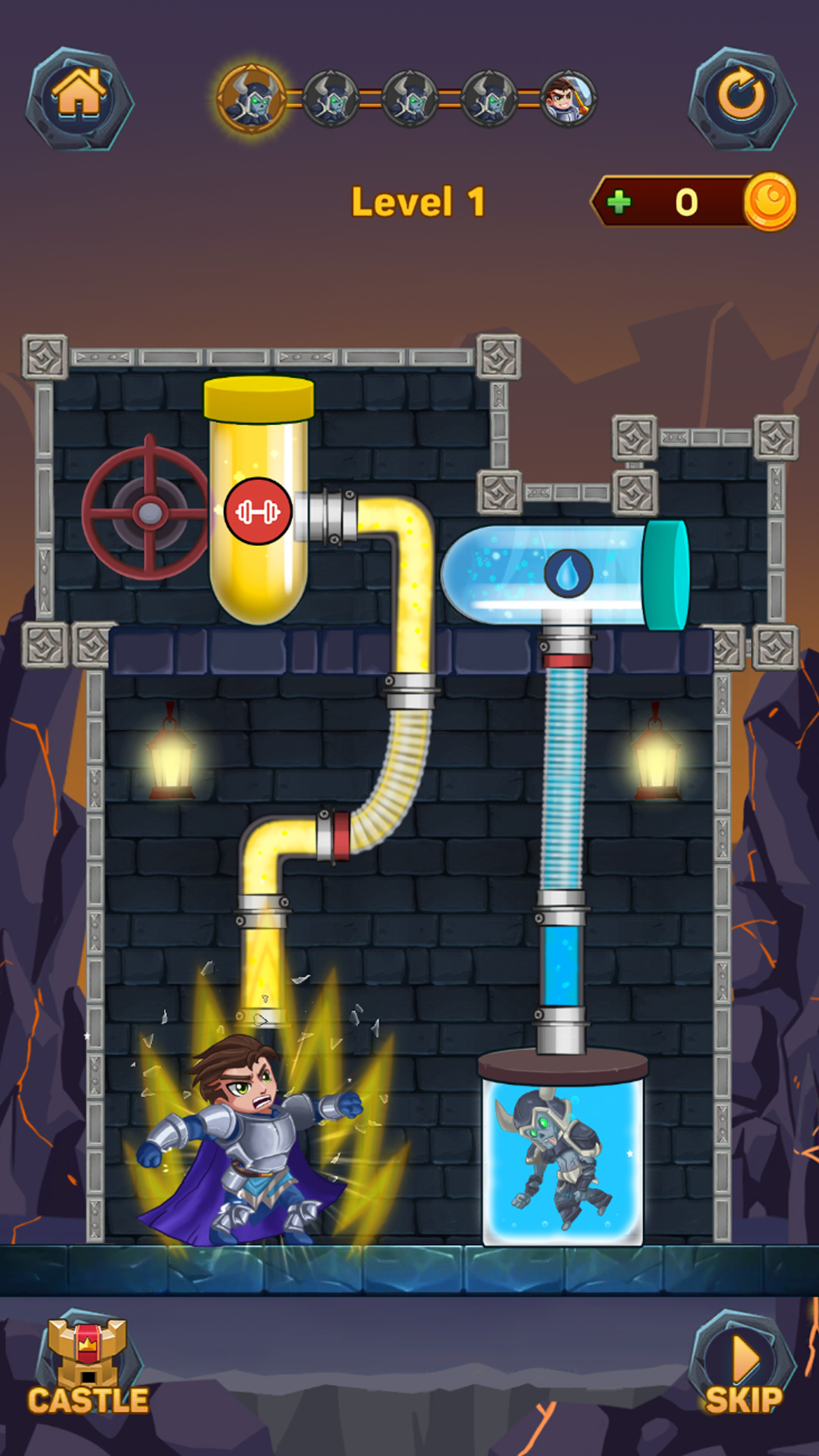 اسکرین شات 3 بازی Hero Pipe Rescue: Water Puzzle
