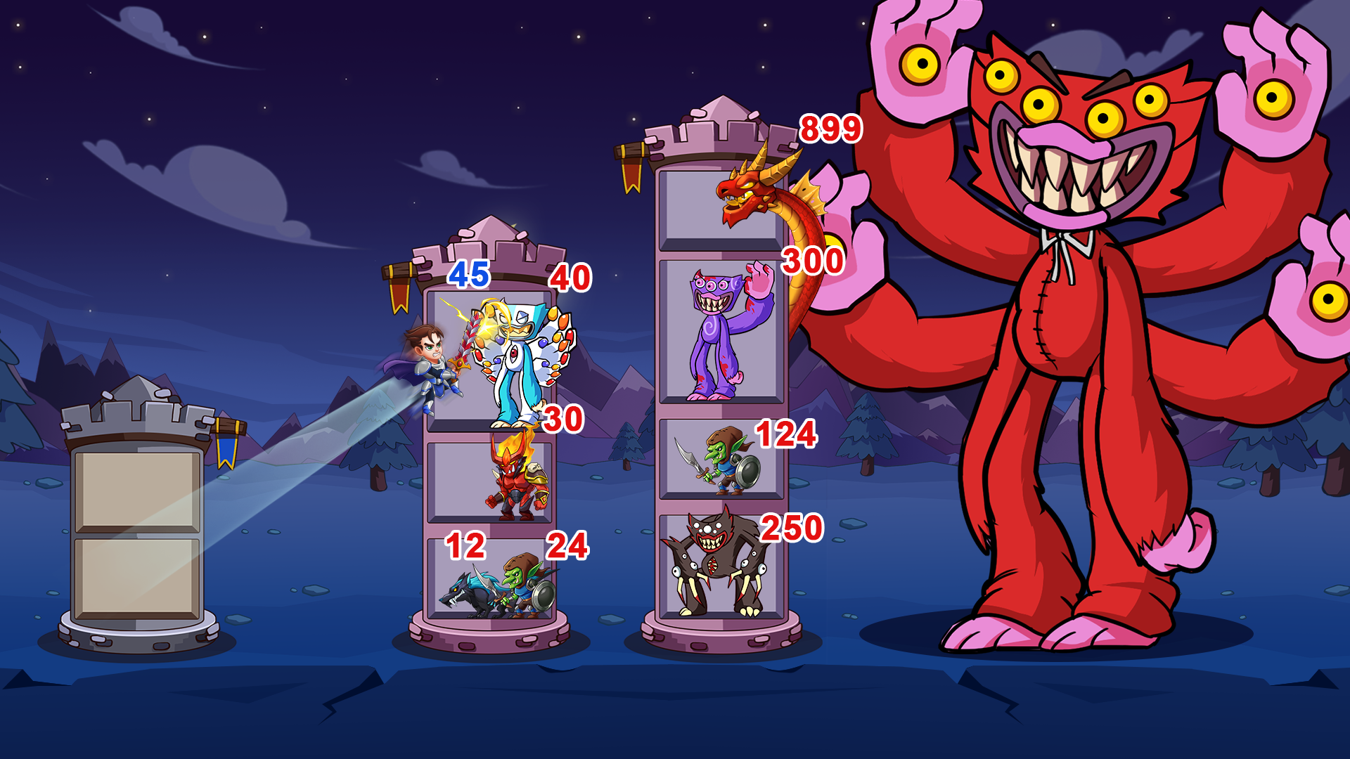اسکرین شات 2 بازی Hero Tower Wars - Merge Puzzle