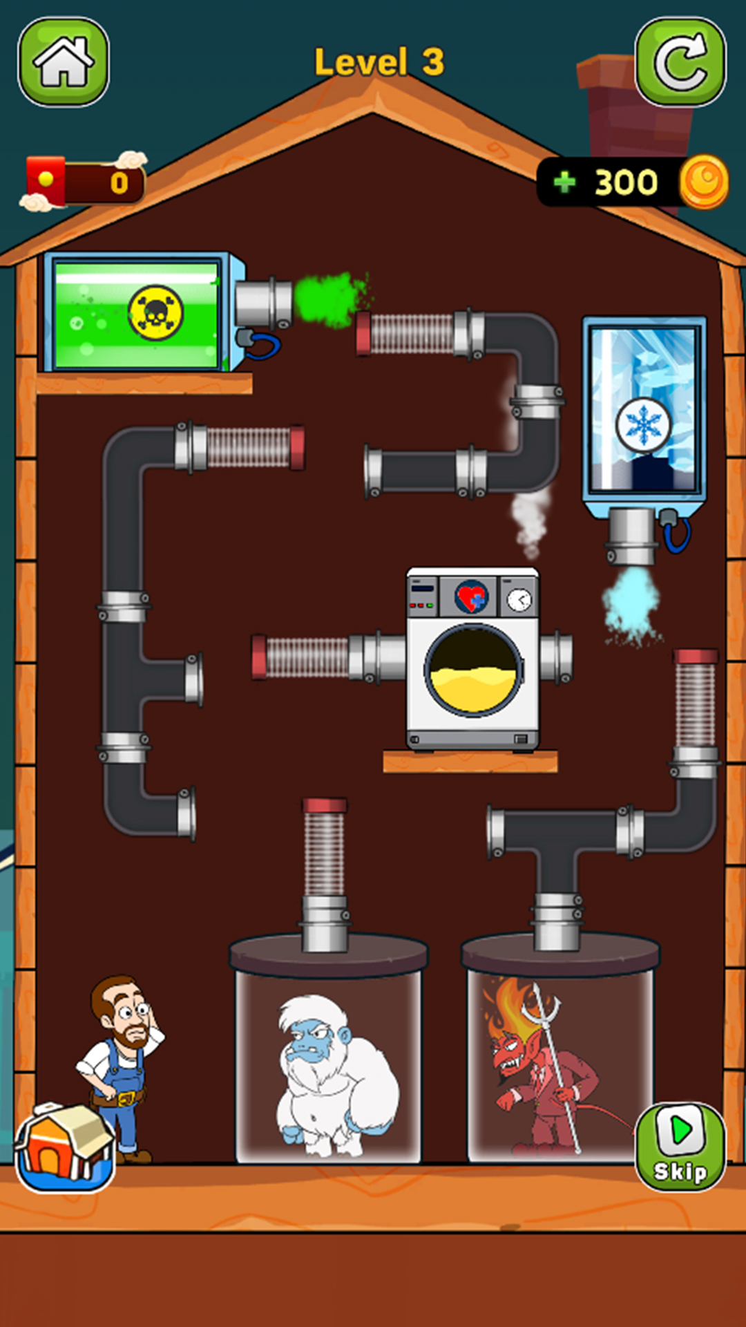 اسکرین شات 1 بازی Home Pipe: Water Puzzle