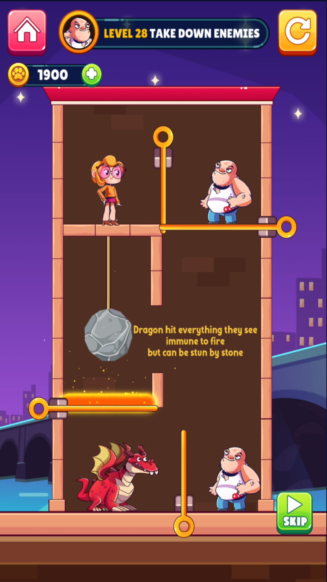اسکرین شات 6 بازی Save The Girl - Pull The Pin