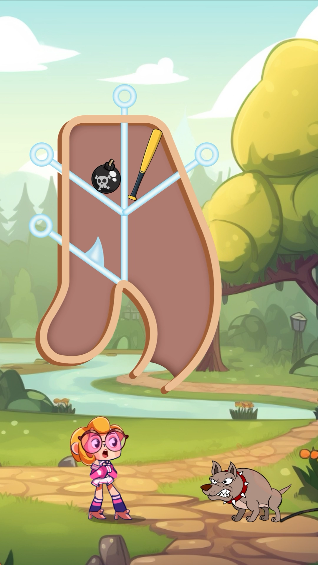 اسکرین شات 1 بازی Save The Girl - Pull The Pin