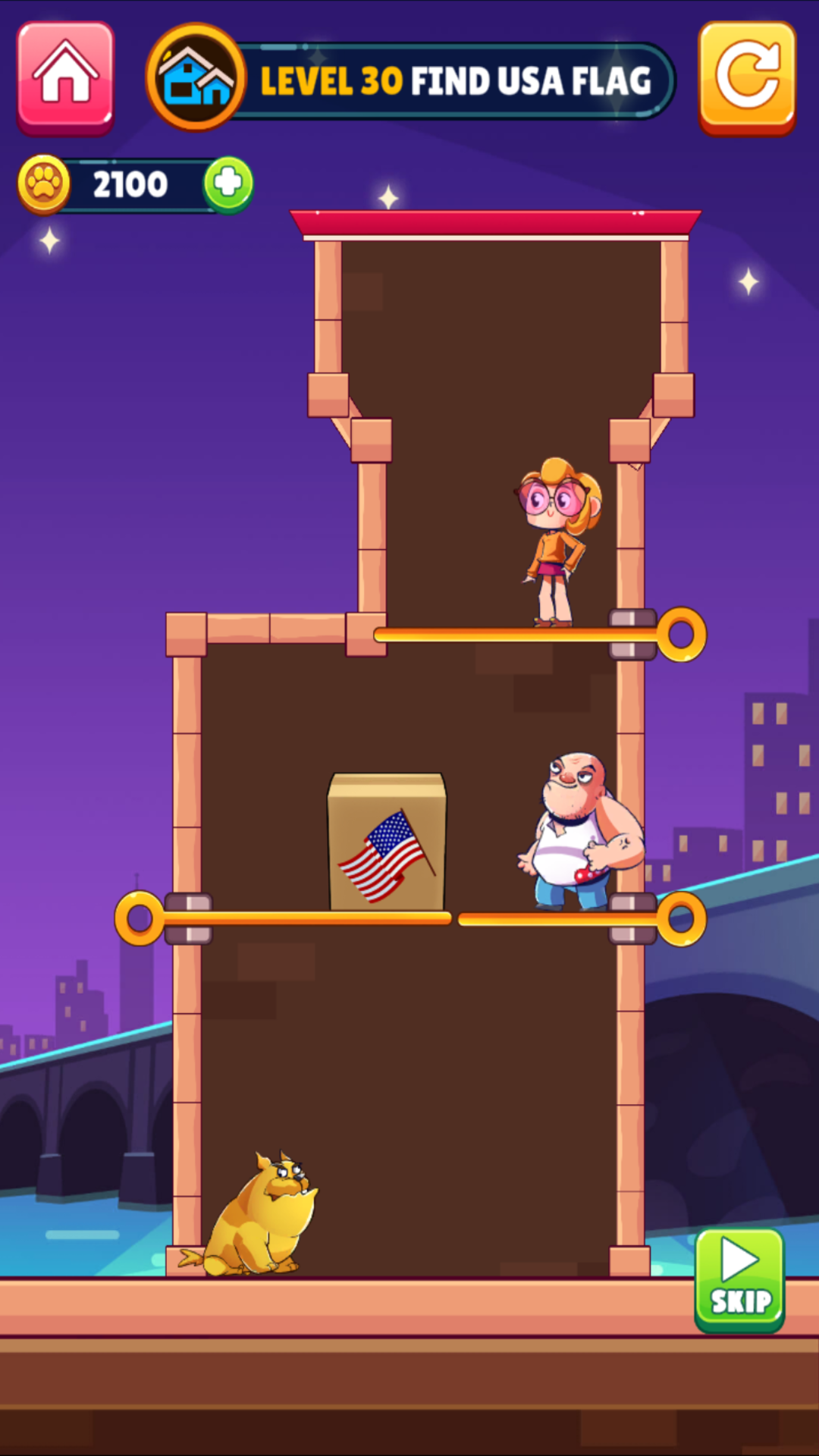 اسکرین شات 5 بازی Save The Girl - Pull The Pin