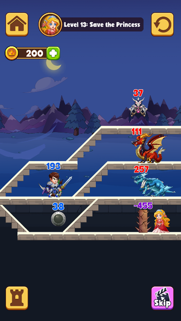 اسکرین شات 5 بازی Save The Hero - Merge Puzzle