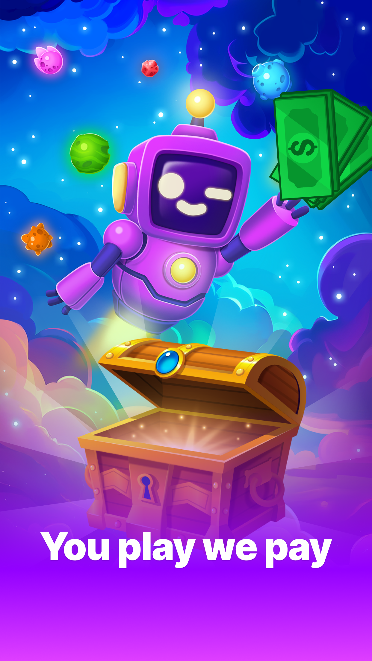 اسکرین شات 3 بازی Space Glow: Money Game